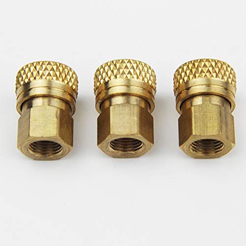 Mangobuy 3 Pieces PCP Diving Cylinders High Pressure Fill Hose Fitting 8mm Female Quick Disconnect Connector Male Thread 1/8NPT & 1/8BSPP & M10x1 - Image 3