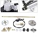 29.1'' Go Kart Rear Wheel Axle Shaft Assembly 740mm Complete Rear Axle Kits w/Brake Assembly,Wheel Hub Kit w/T8F Chain Sprocket Brake Disc Pillow Block For Many 50cc,70cc,90cc Quad ATV Buggy Go Kart