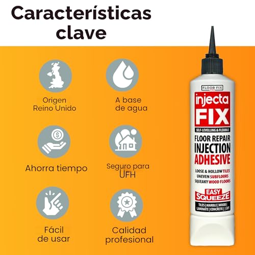 Miniatura 2 de Injectafix Fácil De Exprimir 300ml Adhesivo Para Baldosas Sueltas Y Huecas Y Suelos De Madera Adhesivo Flexible De Gran Resistencia No Se Necesitan Jeringas 1