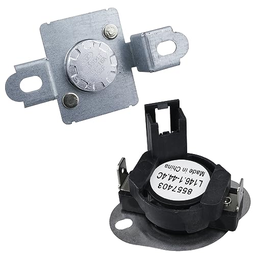 280148 Dryer Thermal Cut Off Kit Includes 8557403 Thermostat 8318314 Thermal Fuse Replacement Part Compatible with Whirlpool Dryers Replaces for 280148VP AP3874047 1175772 PS991443 EAP991443 WP8557403