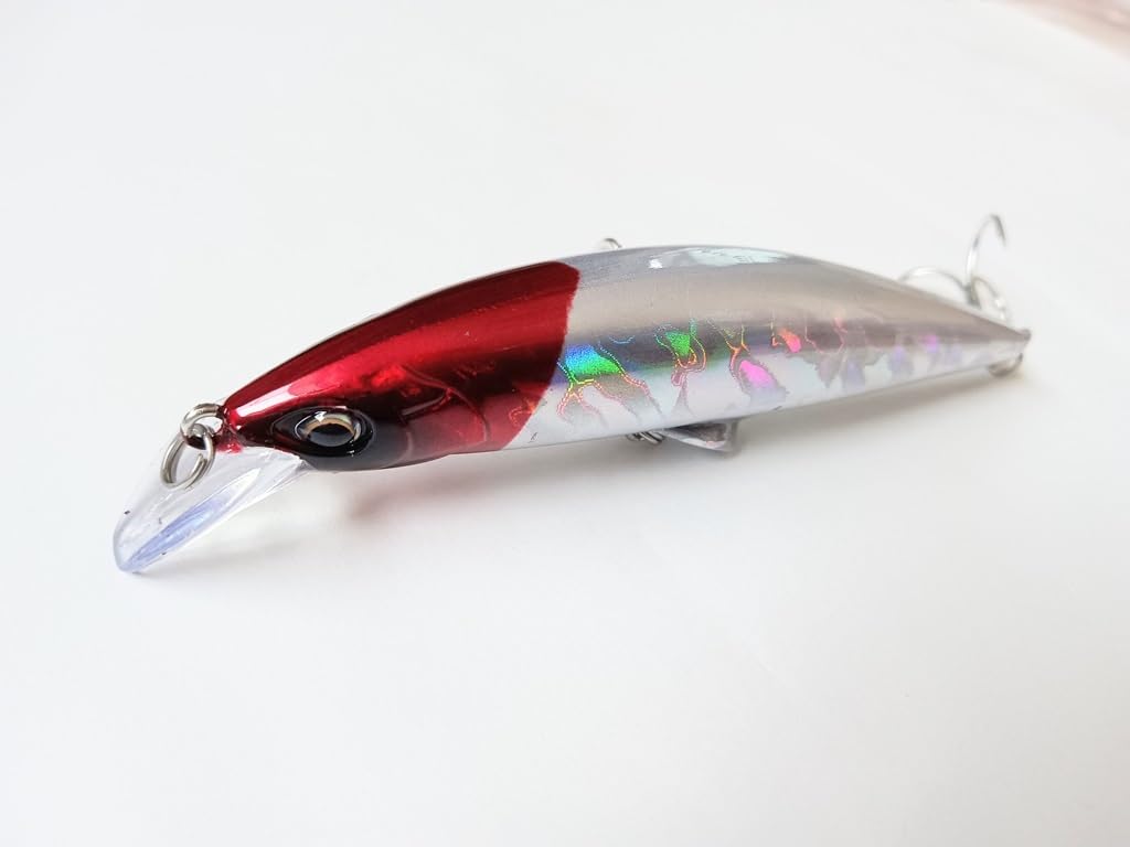 Amazon.co.jp: Gコントロール風 ヘビーシンキングミノー 30g レッド