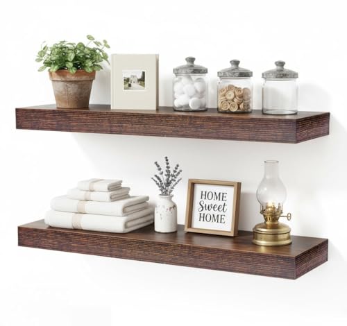 Emaraly Floating Shelves for Wall,Wall Shelves for Decor Storage,Display Shelving
