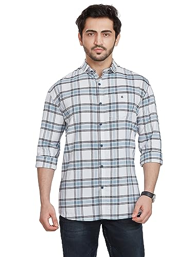 Image of BE ACTIVE Cotton Casual Checks Shirts for Men|| Casual Shirts for Men|| Mens Casual Shirts Full Sleeve