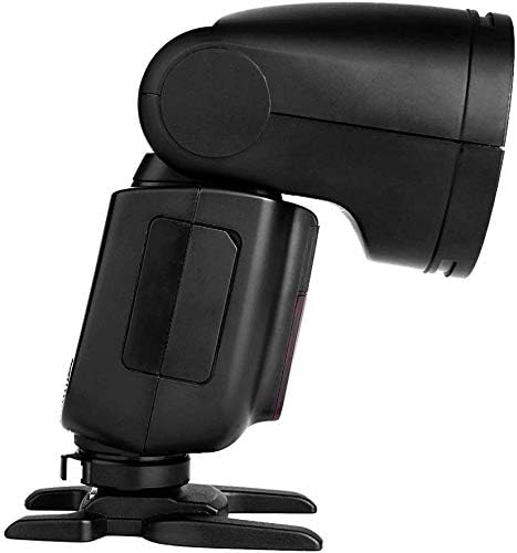 Godox V1-C Flash for Canon, 76Ws 2.4G TTL Round Head Flash Speedlight, 1/8000 HSS, 480 Full Power Shots, 1.5s Recycle Time, 2600mAh Lithium Battery, 10 Level LED Modeling Lamp