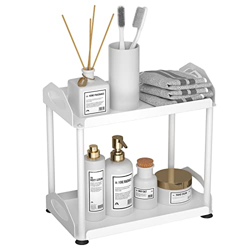 Roledes Bamboo Hair Dryer Holder Wall Mounted And White Bathroom Countertop Organizer #TOP5