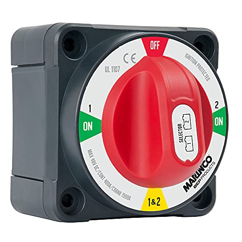 Marinco Power Products Pro Installer Selector with Field Disconnect Battery Switch