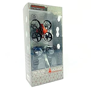 Voyage Aeronautics Micro Space Drone with Remote, Red