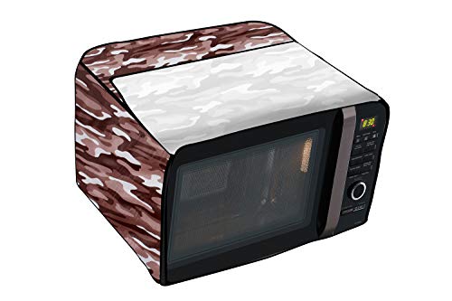 Image of Stylista Microwave Oven Cover for LG 20 L Solo MS2021CW Camouflage Pattern Multicolor