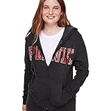 Dieser Damen-Kapuzenpullover hat eine entspannte Passform und eine Kapuze mit verstellbarem Kordelzug