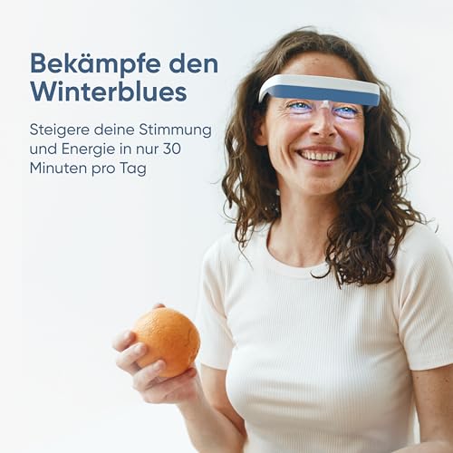 Luminette 3 Lichttherapie Brille – Tragbare Tageslichtlampe gegen Schlafprobleme, Winterdepression, Jetlag – Natürliche Sonnenlicht Therapie – 300.000+ zufriedene Nutzer