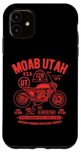 Moab Utah Route U-128 �R�����h�� ���g���o�C�N�f�U�C�� �X�}�z�P�[�X iPhone 11 �p
