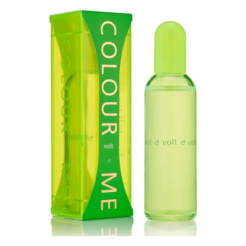 COLOUR ME Volt Profumo da uomo, Eau de Parfum 90 ml, fragranza di lusso - Dopobarba da uomo, persistente Fragranza di Milton-Lloyd, 90ml