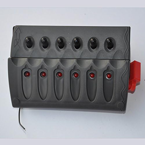 Waterproof Black 6 Gang Marine Boat Caravan LED Switch Panel