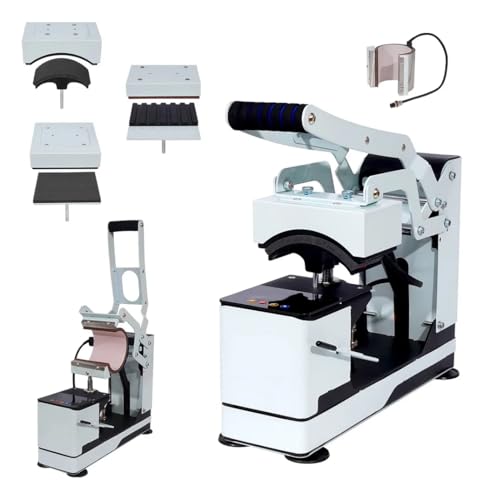 Maquina De Estampar Camisa Prensa Termica Sublimação Para Boné 4 Em 1 (127V)