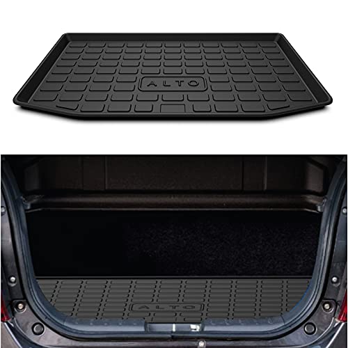 Image of GFX tpv Trunk Boot Dicky Mat Rear Mats (After-Market) Compatible with Alto K10 (2014-2021) Black