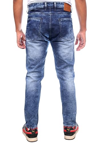 Image of HENRY CASTLE & CO Men's Regular Fit Stretchable Jeans | Classic Everyday Style | Premium Denim Material | Blue1