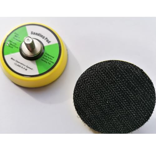 2x Plato Soporte Lijadora 50mm. M6 Sistema de Cambio Rápido