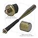Fish Whacker Fish Bat, Fishing Bat 25mm Diameter Fishing Solid Club Tool Aluminium Alloy Head 2 Colours Fishing Priest Fish Whacker Fish Bat with Foam Handle(Green)
