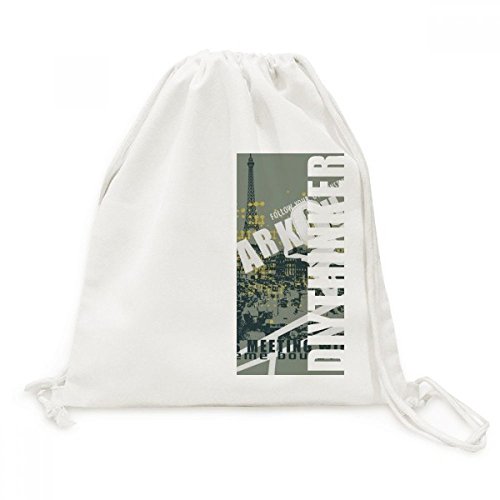 Sac cordon en toile graffiti hip-hop Paris pour vos sorties urbaines