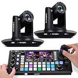 【Connectique étendue】4 entrées HDMI 4K avec technologie RGB 24 bits, 3 sorties HDMI (1 sortie 4K en boucle/MVR/PGM), 1 port UVC plug-and-play, entrées audio : 2 XLR, 2 entrées micro/ligne, 1 sortie ligne et monitoring téléphonique.