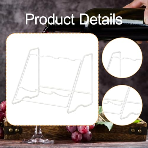 Porte-bouteille de vin en fer avec 3 rangées de rangement pour cuisine