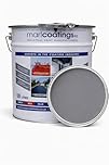 marlcoatings Heavy Duty Polyurethane floor paint 10L (Mid Grey)