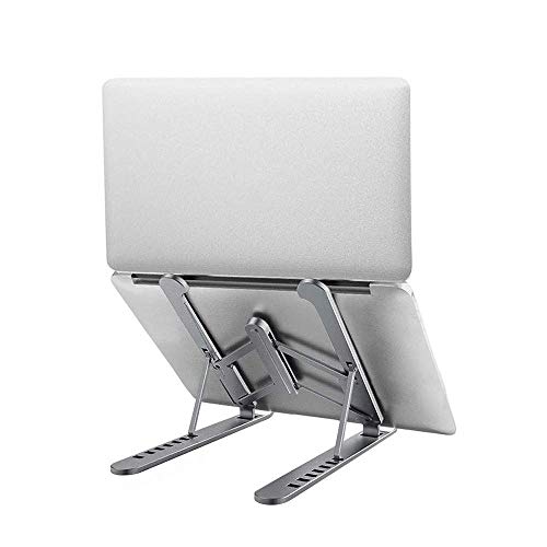 Laptopständer, 7 Stufen verstellbar und leicht Ergonomisch belüftet faltbar Tragbar Kühlung Desktop-Laptophalter Auf 8-15 Zoll MacBook