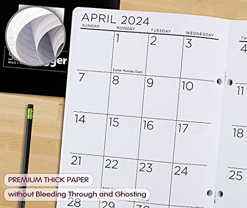 Planahead See It Bigger Academic Home/Office 2-Year Medium Monthly Planner, July 2023 - June 2025, 6 X 9 Inches And Suheyla Ultima Inspirational Pen "My Life Is My Message". #TOP1