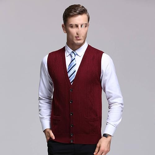 Suéter casual de moda de punto con cuello argyle juvenil 3