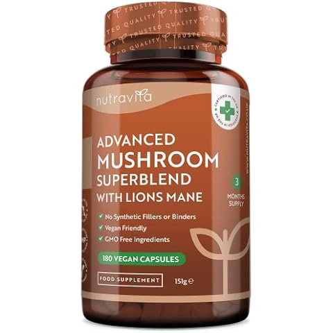 Nutravita High Potency Mushroom Complex 14400mg Cover