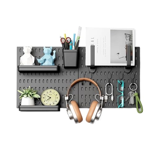 Lista de Pared disponible en línea para comprar. 46 Pegboard, 2Pcs Organizador de Pared Con 11 Accesorios Modulares. Panel Organizador, Repisas Flotantes Para Casas, Garajes, Oficinas, Talleres, Cocinas