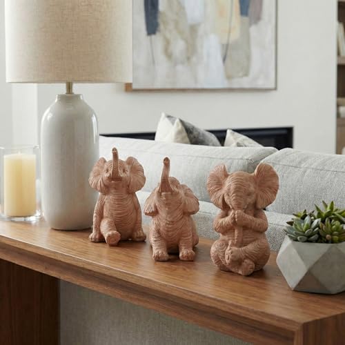 Set de Figuras de Elefante en Resina de 6 pulgadas miniatura 2