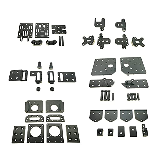 Lysee 3D Printer Parts & Accessories - Ball Screw BLV MGN Cube 3D Printer All Metal Upgrade Kit BLV CNC Aluminum Alloy Mount Bracket Fit 17/23Motor Upgrading1605 - (Color: Triple Z axisKit)