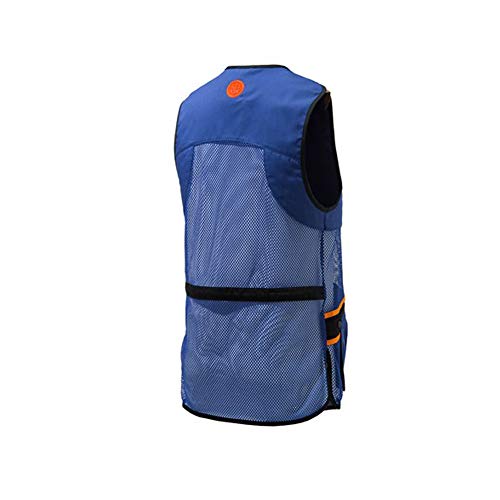 Image of Beretta Unisex Full Mesh Shooting Vest - Breathable Lightweight Competition Vest with Cartridge Pockets & Comfortable Fit | Breathable, lightweight apparel, with cartridge pockets, comfortable fit