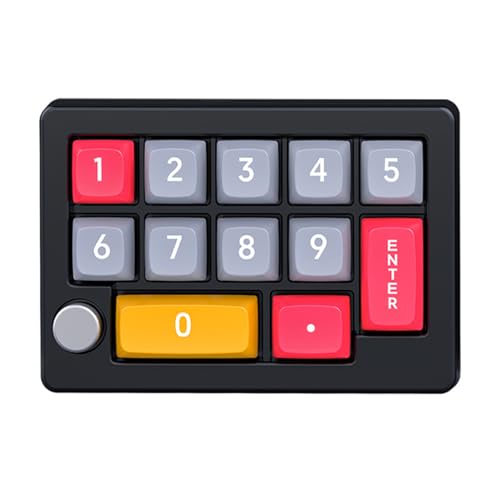 Teclado numérico multifuncional programable USB con diseños fáciles de usar para oficina