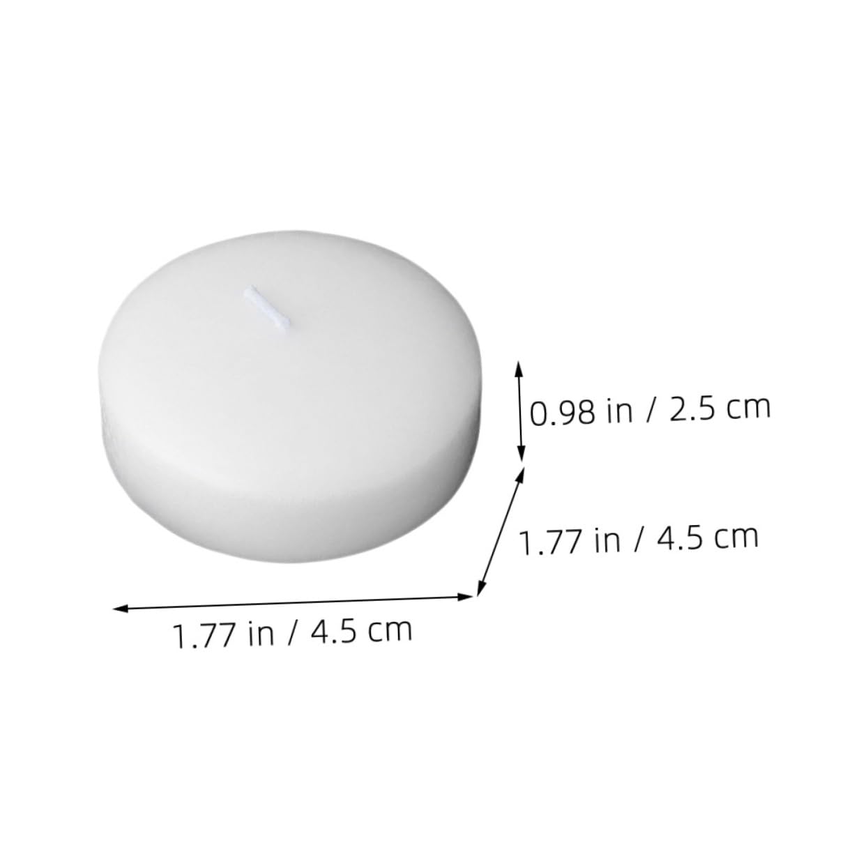 Levemolo 6pcs Floating Candles Elegant Unscented Tea Lights for Romantic Decor for Weddings Parties and Receptions Compact Design for Versatile Use