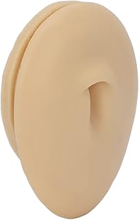 Human Navel Model, Display Piercing Practice Soft Breathable Navel Model for School Lectures for Hospitals Clinics