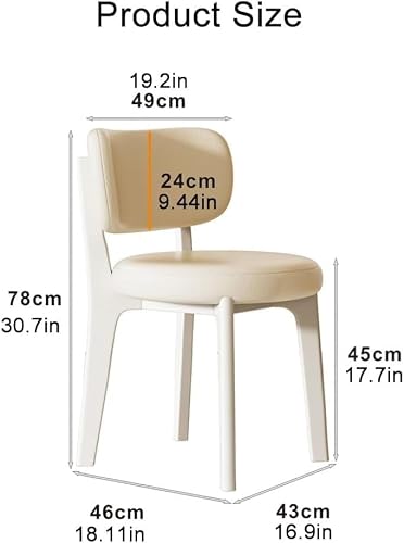 Nowoczesne skórzane krzesło do jadalni orzech włoski e zakrzywione plecy bez podłokietników Loun krzesło boczne do jadalni Slish Home Fur Table Seating