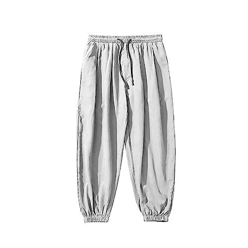 Men's Baggy Elastic Ankle Sweatpants Casual Loose Fit Hippie Boho Lounge Trousers Drawstring Harem Yoga Pants Joggers4