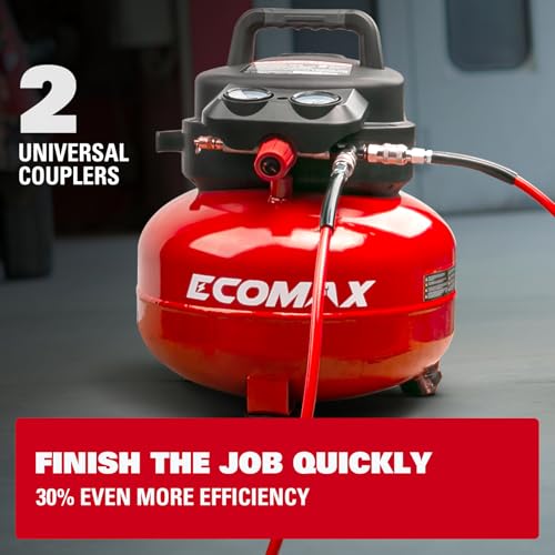 ECOMAX 6 Gallon 175 PSI Compressor