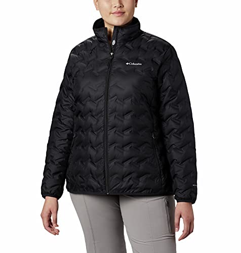 Columbia Women's Delta Ridge Down Jacket, Black, Medium #TOP3