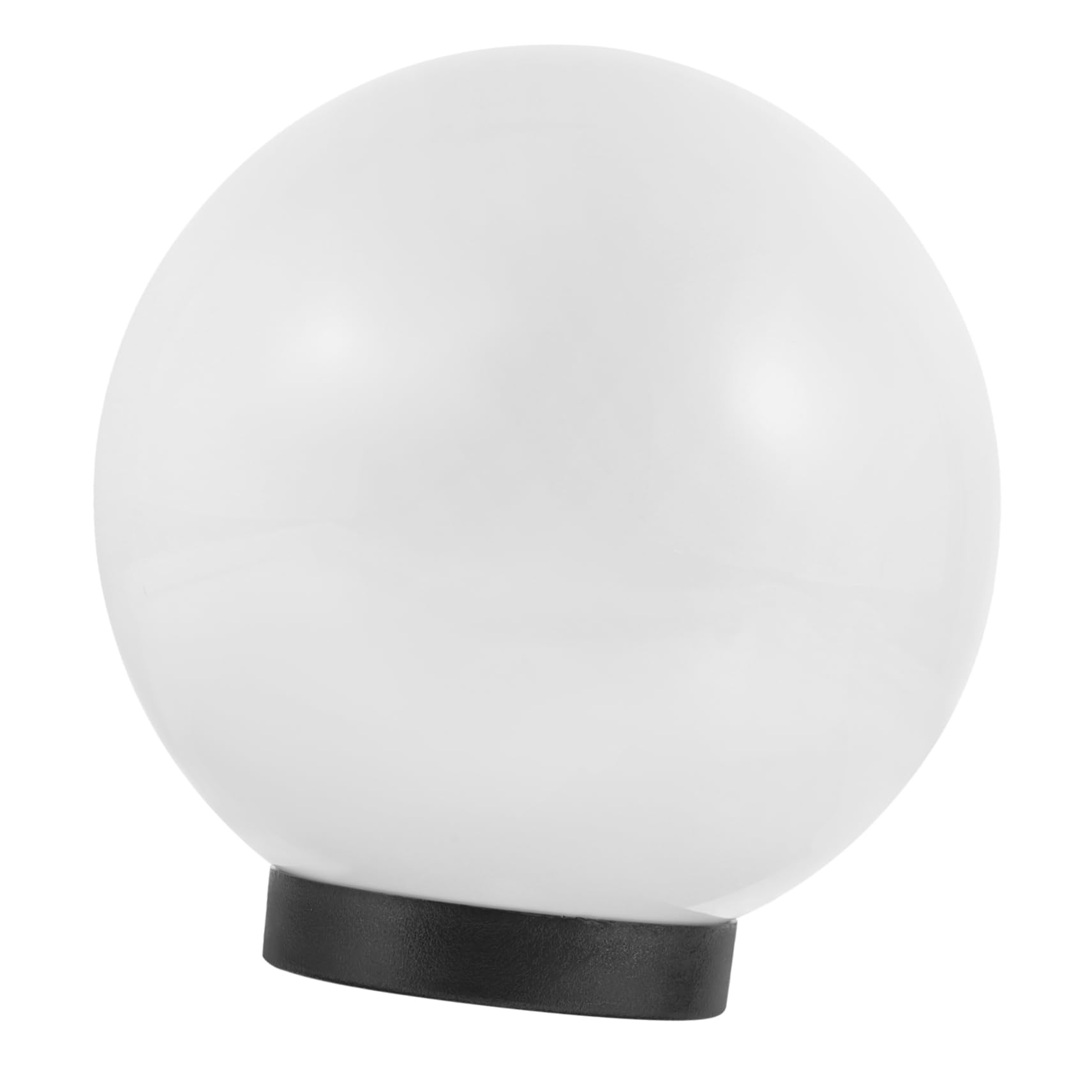 HYTROVE Outdoor Post Light Globe Lamp Shade Replacement Cover for Garden Pathway Lighting, 200x95mm Milk White Globe Lampshade Fixture, Sturdy Bulb Cover for Landscape and Yard Lights Random Color