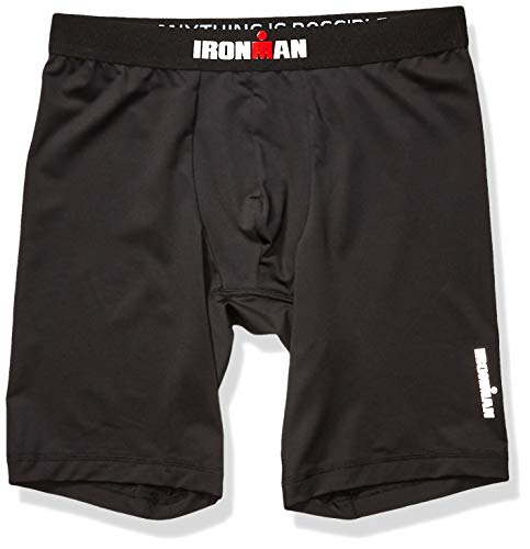 IRONMAN Men's Race Ready Coffee Fiber Tech Performance 9'' Boxer Brief, Black, X-Large (40''-42'') IRONMAN Men's Race Ready Coffee Fiber Tech Performance 9'' Boxer Brief, Black, X-Large (40''-42'')