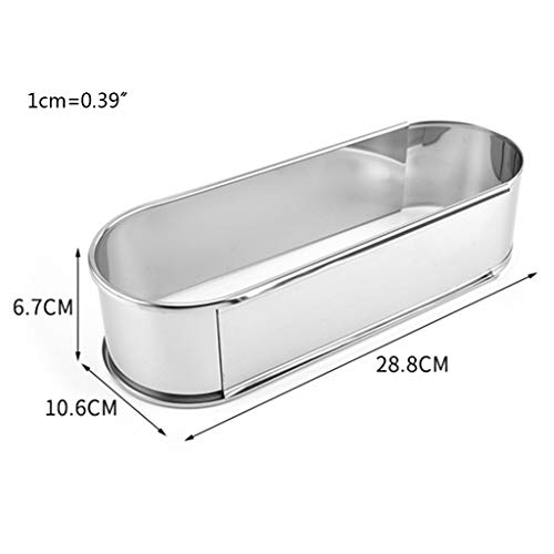 Molde oval ajustable para mousse y pastel de acero inox. miniatura 3