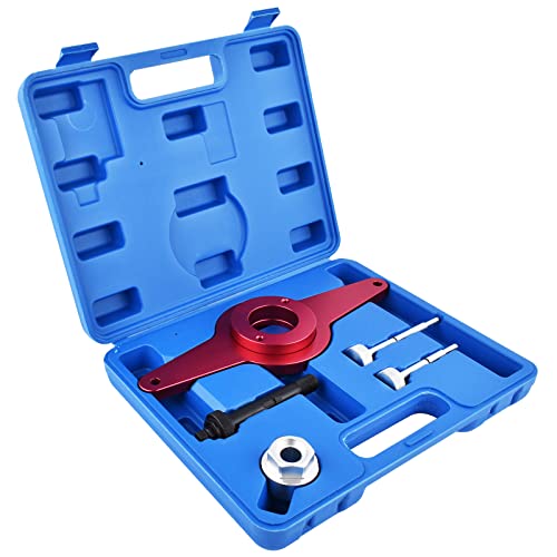 Démonter la poulie de vilebrequin sans décaler le moteur avec l'outil de maintien T10531