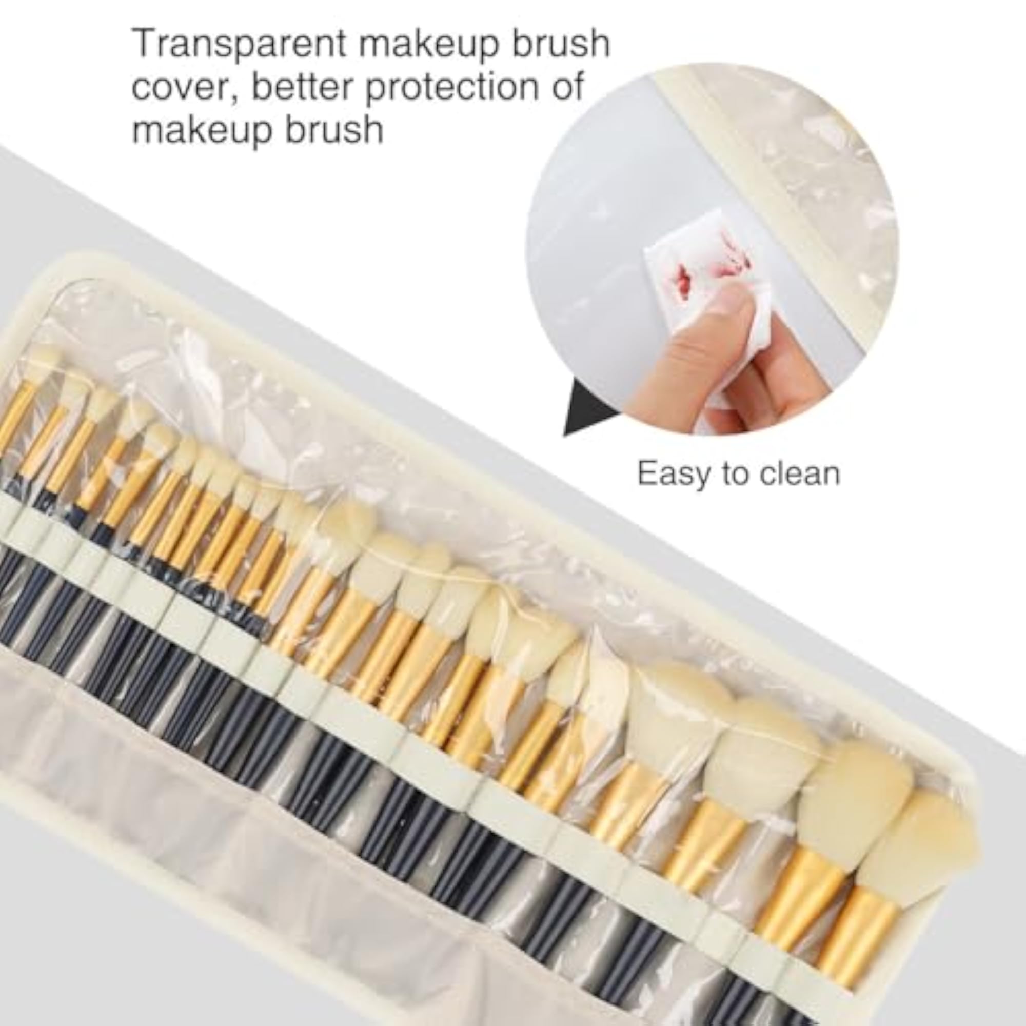 Floral Makeup Brush Holders, Small (Pack of 1)