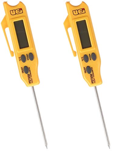 UEi Test Instruments PDT650 Folding Pocket Digital Thermometer,Yellow (1, Tw? P?ck)
