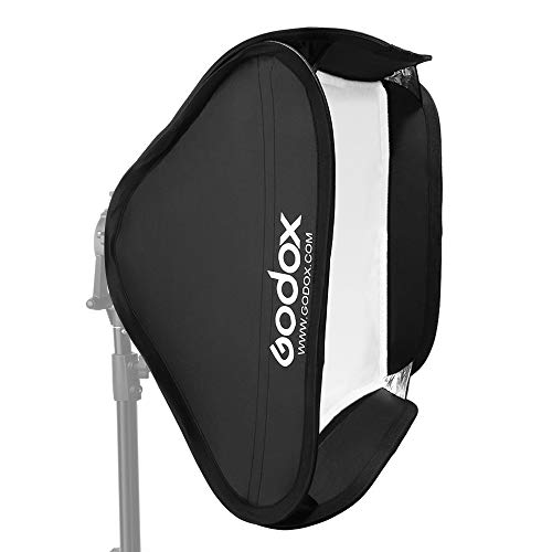 Godox 24"X24"/60Cmx60Cm Portable Collapsible Softbox Kit For Camera Photography Studio Flash Fit Bowens Elinchrom Mount #TOP2