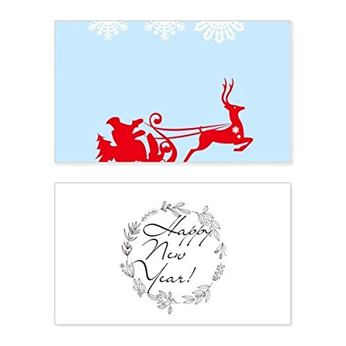 Tarjeta de Navidad y Año Nuevo con diseño elegante de copo de nieve