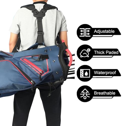 Accessoires sac de golf double sangle de rechange imperméable et léger - 6
